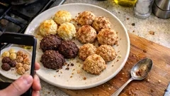 Kokosmakronen aus einem Teig – 4 Varianten mit Zimt, Kakao und Cappuccino