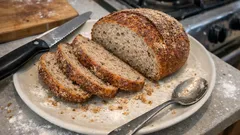 Weizenmischbrot mit Buchweizen: saftig dank kalter Gare über Nacht