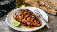 Gegrillte Sweet-Chili-Hähnchenbrust: Honig-Soja-Marinade, die saftig bleibt