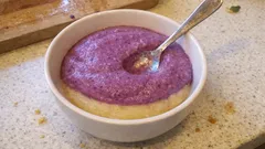 Blaubeer-Apfel-Mousse als Schichtdessert – cremig, fruchtig und gut vorzubereiten