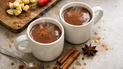 Spicy Hot Chocolate: Vegane heiße Schokolade mit Chili, Ingwer und Wintergewürzen