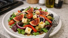 Feigen-Manchego-Salat mit Balsamico-Dressing – in 10 Minuten sommerlich frisch