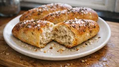 Dinkelseelen wie vom Bäcker: knusprig, saftig und mit 24-Stunden-Teigruhe