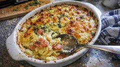 Lachs-Kartoffel-Gratin wie in Schweden – cremig, würzig und ganz unkompliziert