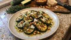 Ofenzucchini mit Thymian: so werden sie im Ofen schön aromatisch