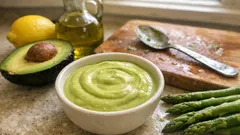 Avocado-Hollandaise in 5 Minuten: cremig, vegan und perfekt zu Spargel