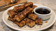 French-Toast-Sticks mit Haferflocken: außen knusprig, innen weich