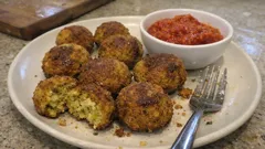 Knusprige Ofen-Falafel aus Kichererbsen – einfach gemacht und ideal fürs Meal-Prep