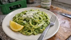 Cremige Spinat-Pasta in 20 Minuten: mit Mascarpone, Zitrone und Parmesan