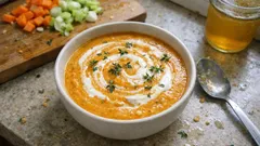 Würzige Gemüsesauce aus Suppengrün – cremig mit saurer Sahne, perfekt zu Kartoffeln & Pasta