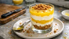 Lemon-Curd-Trifle im Glas: schnell geschichtet, herrlich cremig und frisch
