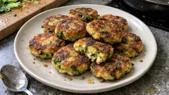 Wirsing-Kartoffel-Plätzchen aus der Pfanne – außen knusprig, innen saftig