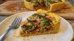 Würziger Brokkoli-Tart nach Padang Art – saftig, locker und schnell im Ofen