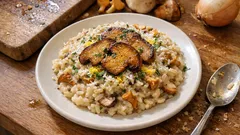 Cremiges Pilzrisotto mit Pfifferlingen und Steinpilzen – so gelingt’s ohne Stress