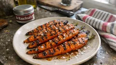 Gegrillte Möhren mit Orange und Honig – einfache BBQ-Beilage mit Röstaromen