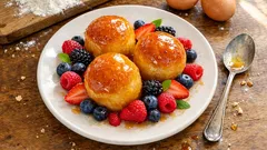 Babà alla Marsala: luftige Hefeküchlein, die im Sirup wunderbar saftig werden