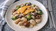 Maronen-Gnocchi mit Rosenkohl: cremig, nussig und perfekt für kalte Tage