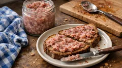 Zwiebelwurst im Glas selber machen – würzig, streichzart und gut auf Vorrat