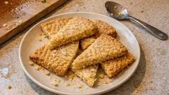 Spekulatius-Shortbread: buttrig-mürb und mit feiner Zuckerkante – klappt immer