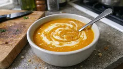 Cremige Kürbissuppe mit Frischkäse aus dem Thermomix – so wird sie richtig samtig