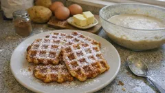 Kartoffelwaffeln mit Zimt – fluffig, saftig und perfekt fürs Sonntagsfrühstück