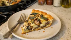 Steinpilz-Quiche mit Vollkornboden – saftig, schnittfest und perfekt für Brunch & Abendessen
