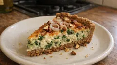 Vollkorn-Brennnessel-Quiche mit Tofu: herzhaft, cremig und gut vorzubereiten