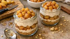 Apfel-Zimt-Dessert im Glas: cremig, fruchtig und perfekt zum Vorbereiten