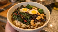 Mangold-Brokkoli-Pfanne mit Reis: würzig, schnell und ideal für den Feierabend