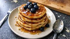 Schnelle Pfannkuchen ohne Wartezeit – locker, goldbraun und immer gelingsicher