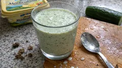 Cremiger Gurken-Smoothie mit Dill – in 5 Minuten gemixt und herrlich frisch