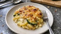 Kartoffel-Zucchini-Auflauf aus dem Ofen – cremig, goldbraun und unkompliziert