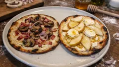 Dünnele wie aus Süddeutschland: knusprig aus dem Ofen mit zwei Belägen