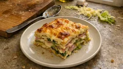 Wirsing-Lasagne mit Rahmsauce – cremig, herzhaft und perfekt für kalte Tage