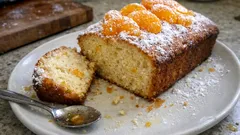 Orangen-Bionade-Kuchen vom Blech? Nein: saftiger Kastenkuchen mit Mandarinen